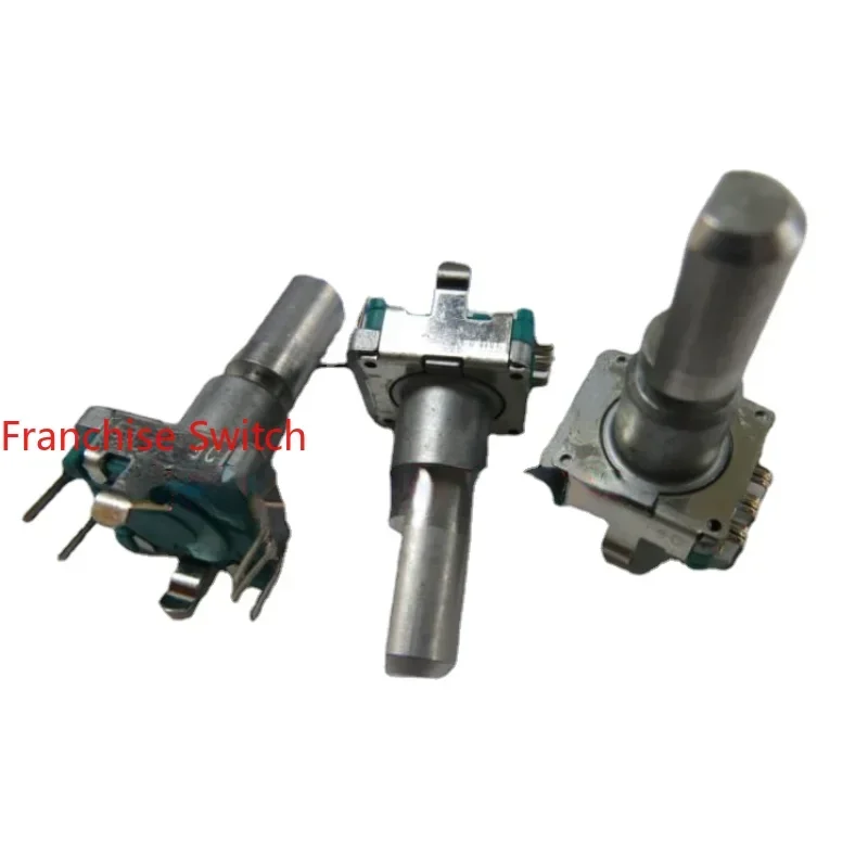 10PCS Rotate The Left And Right Reset Switch With Push  EC1110120201 Encoder 20 Half Shaft.
