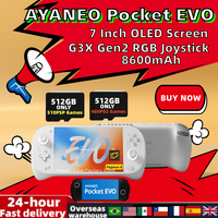 AYANEO Pocket EVO Retro Handheld Game Console Video Player 7 Inch OLED Screen G3X Gen2 RGB Joystick Android 13 BT 5.3 PSP PS2