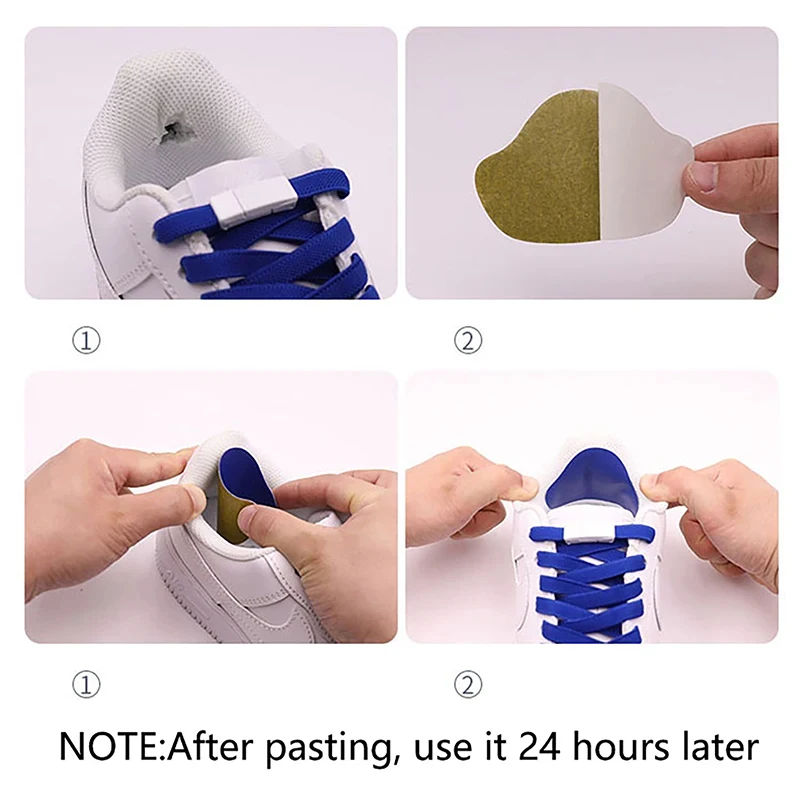 6/12PCS Self Adhesive Repair Patch For Shoes Heel Wear Hole Wear Sports Shoes Patch Back Pad Anti Wear Patch Washable