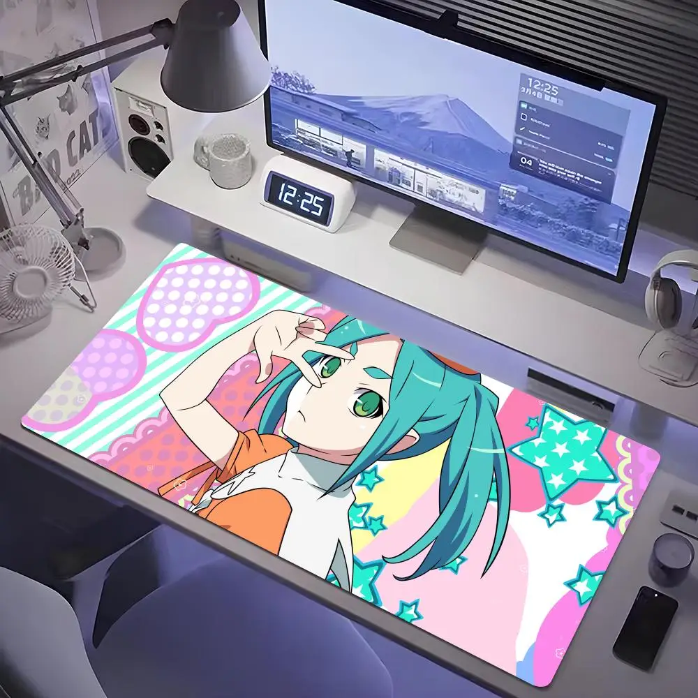

yotsugi ononoki Mouse Pad Tablet mouse Pad Laptop xl desktop mouse pad, cute HD Rainbow Gaming keyboard pad, csgo Player, 90x40