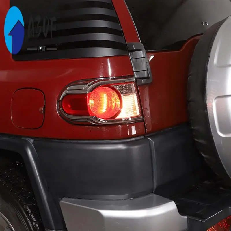 

A30F-4 Pcs Silver Tail Light Cover Decorative Cover Protective Cover For Toyota FJ Cruiser 07-21 Decoration Accessories