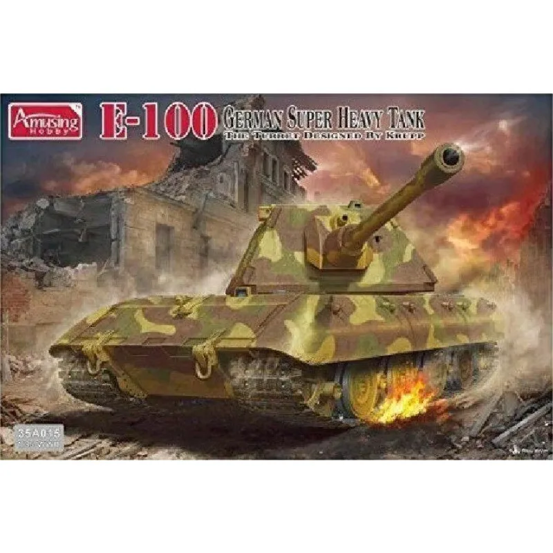 

35A015 Масштаб 1/35, модель немецкого супер тяжелого танка E-100, турель Krupp, забавная модель для хобби