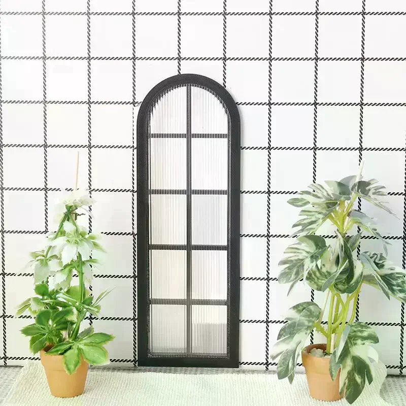 1Pcs 1:12 Dollhouse Simulation Windows Frame Model Dollhouse Living Scene Furniture Decoration Micro Scene Construction Props