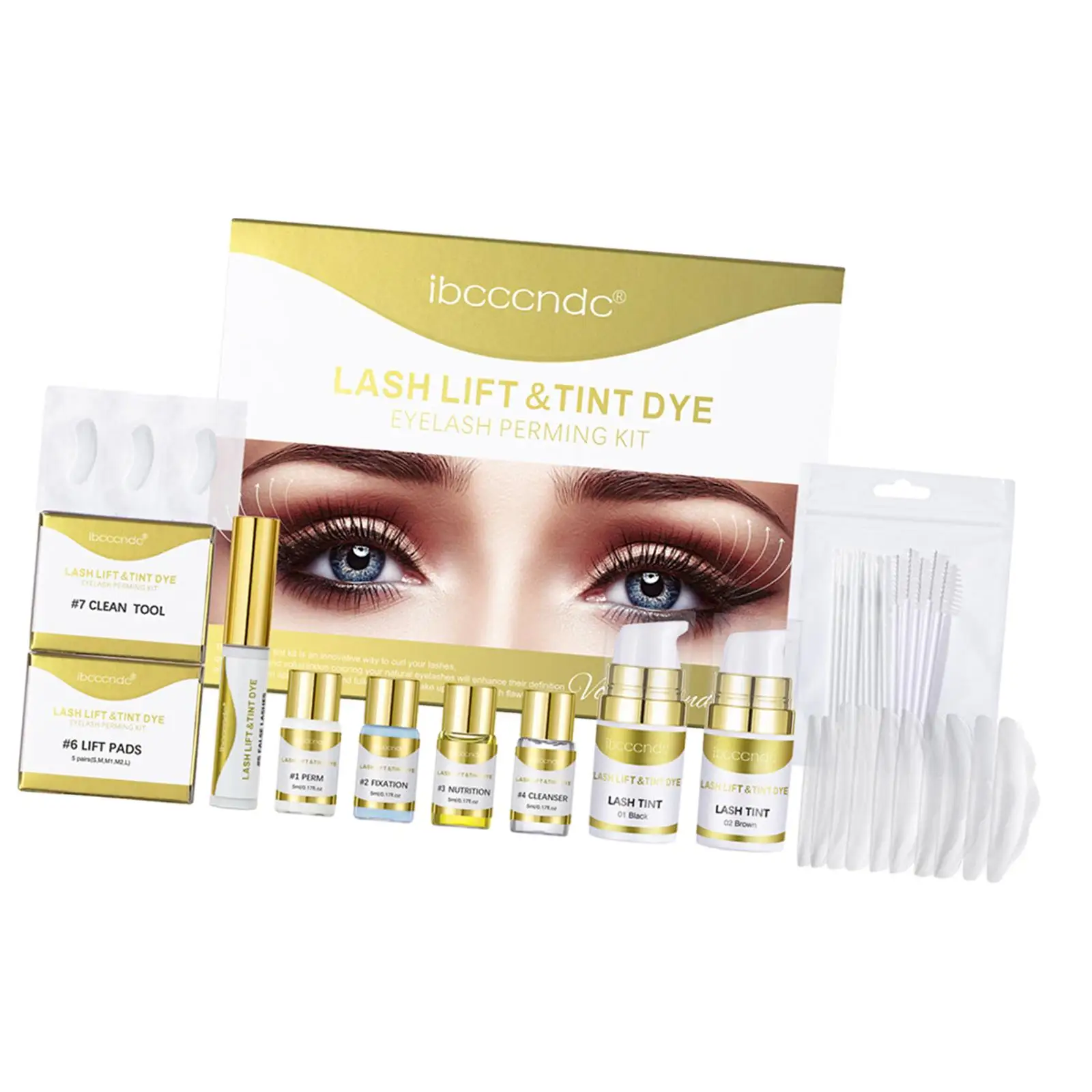 Kit permanenti per ciglia arricciacapelli permanenti, arricciatura delle ciglia, ciglia professionali permanenti