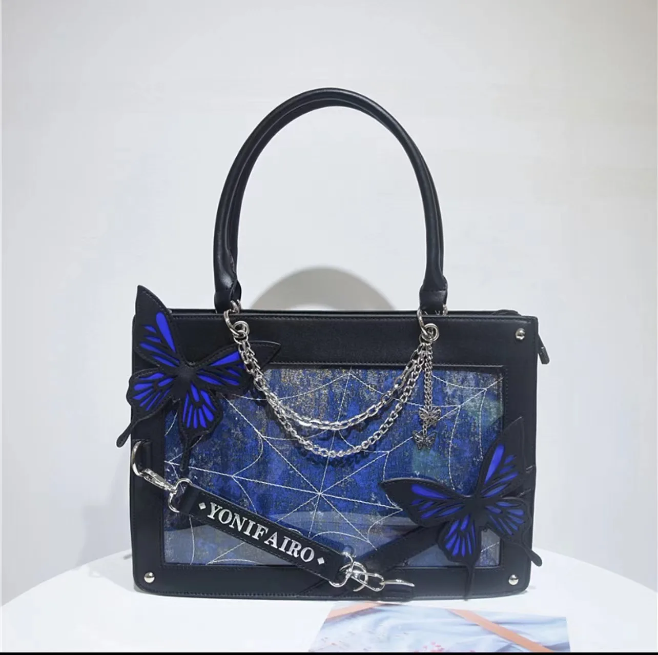 ItaBag Tote Jk Large Capacity Shoulder Crossbody Bag for Womens Gothic Harajuku Ita Bag Daily Casual Girls Kawaii Handbag Bolso