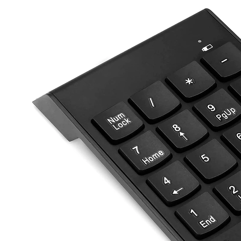 Wireless Number Pad, 18 Key Numeric Keypads With 2.4G Mini USB Receiver, Financial Accounting Numpad For Laptop, Desktop