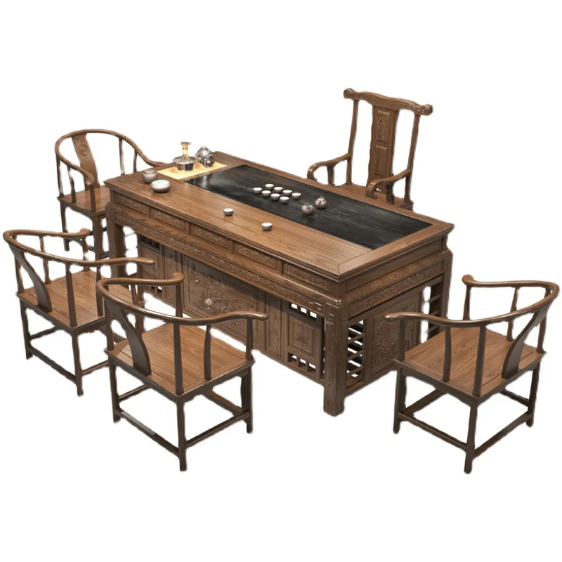 

Tea table and chair New Chinese Kung Fu tea table