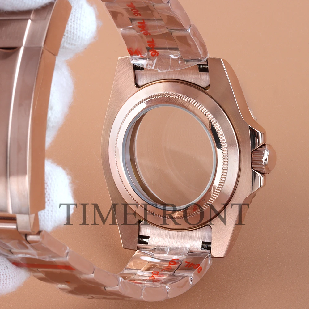 مع 28.5 مللي متر براون أمة الله الهاتفي الأيدي 40 مللي متر الياقوت ساعة زجاجية الحال بالنسبة NH34 NH35 NH36 NH38 حركة نحى المحار سوار