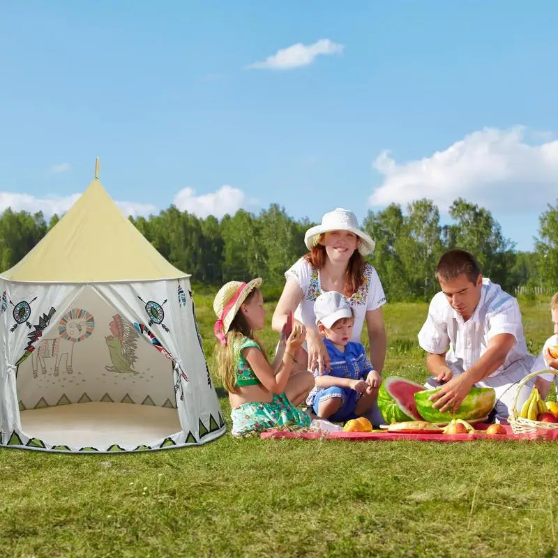 Infant Toddler Folding Tents Portable Castle Kids Play House Birthday Christmas Outdoor Camping Toys Gifts Room Decor