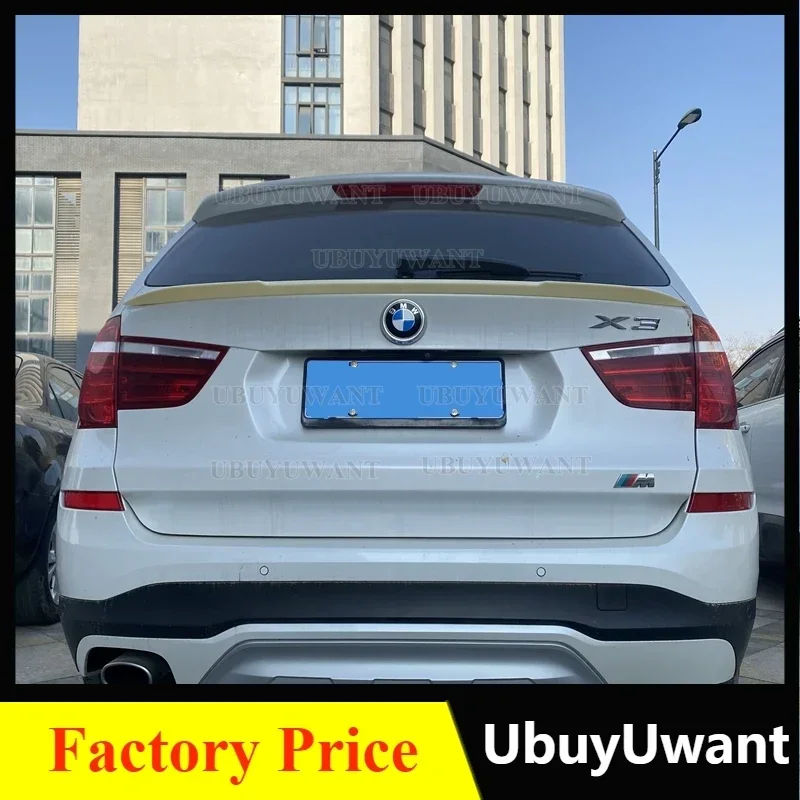 Suitable For BMW F25 X3 Spoiler 2011-2017 High Quality ABS Material Car Rear Wing Trim Primer Color Middle Spoiler