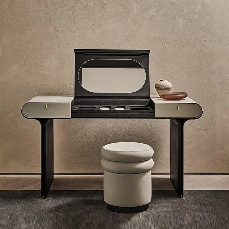 

Simple Vintage Vanity Table Makeup Bedroom Minimalist Room Decor Beauty Dressing Table Accent Vestidores Chinese Style Furniture