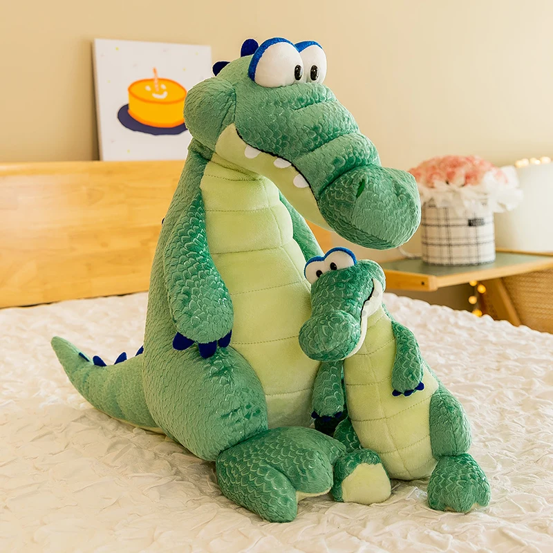 Cartoon Mr. Crocodile Doll Doll Plush Toy Send Children and Girls Bed Companion Pillow Doll Gift