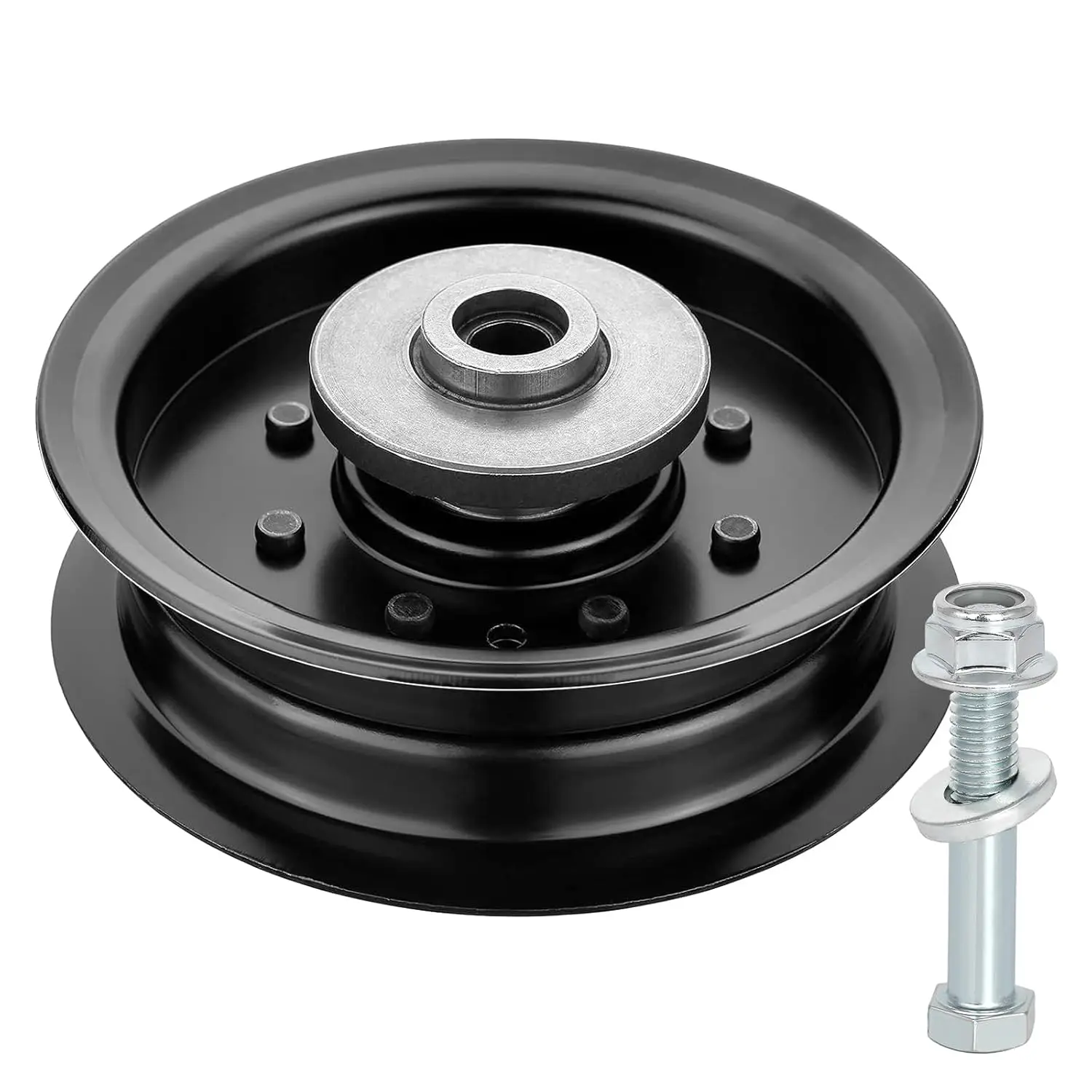 196104 Idler Pulley Fits for Hus qvarna Craftsman Mower, 197380 Flat Idler Pulley Bearing for HU AYP Craftsman TS342, TS343