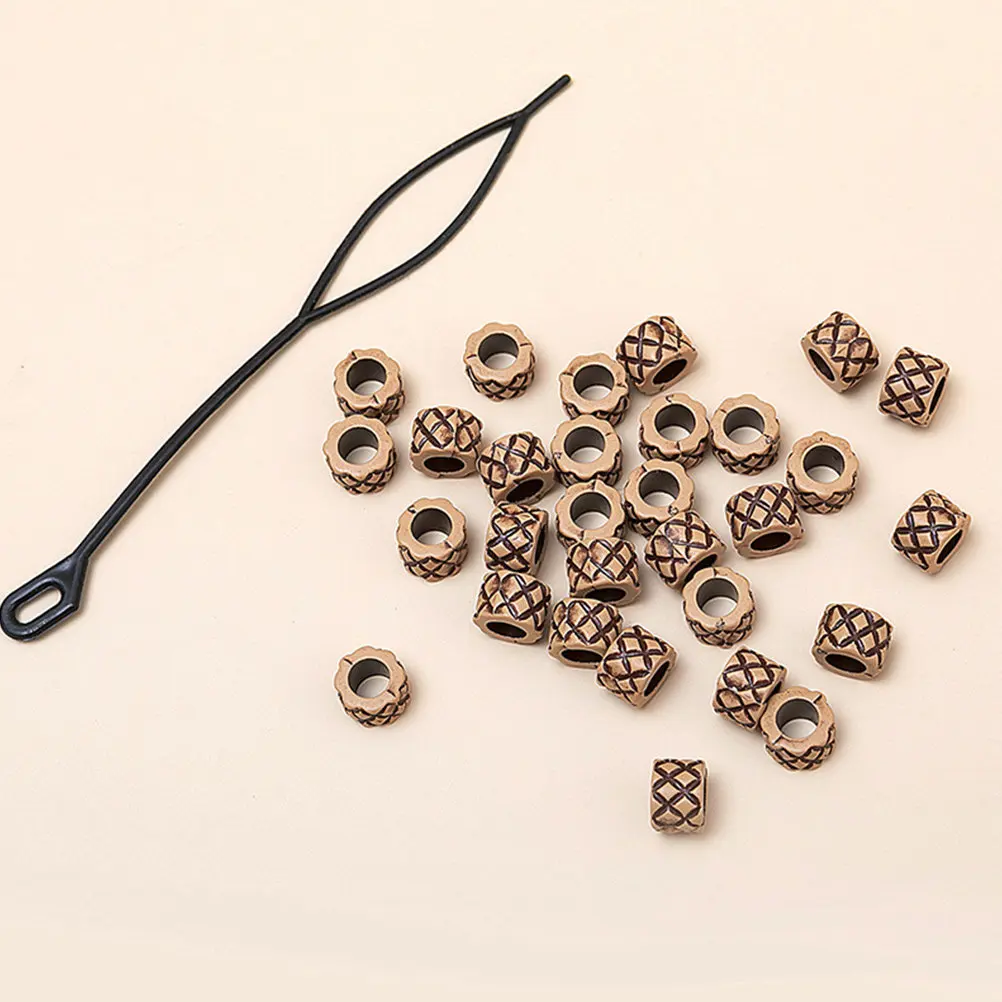 

60Pcs Hair Beads for Braids String Jewelry Creative Fashion Design Easy to Use for Party Wedding Prom Nightclub Photo Shoots