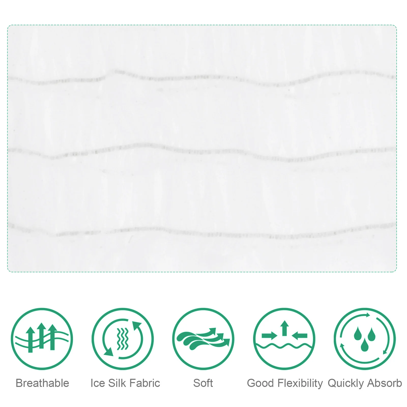 

100pcs Salon Disposable Elastic Facial Headband Skin Care Hair Wrap For Spa Makeup Bath Stretch Non-Woven Hairband Face Wash