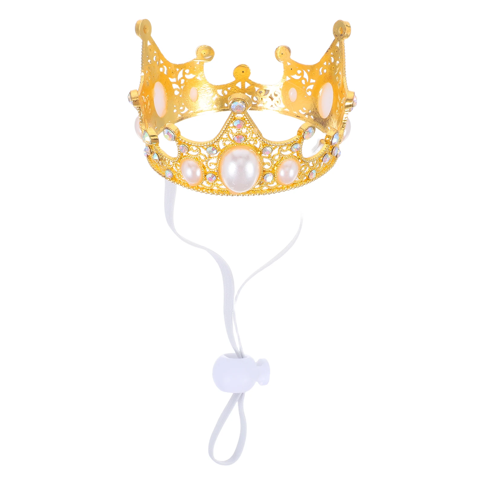 

Pet Crown Tiara Princess Headdress Birthday Party Accessory Alloy Dog Cat Wedding Costume Photo Prop Hat Small Large Kitten