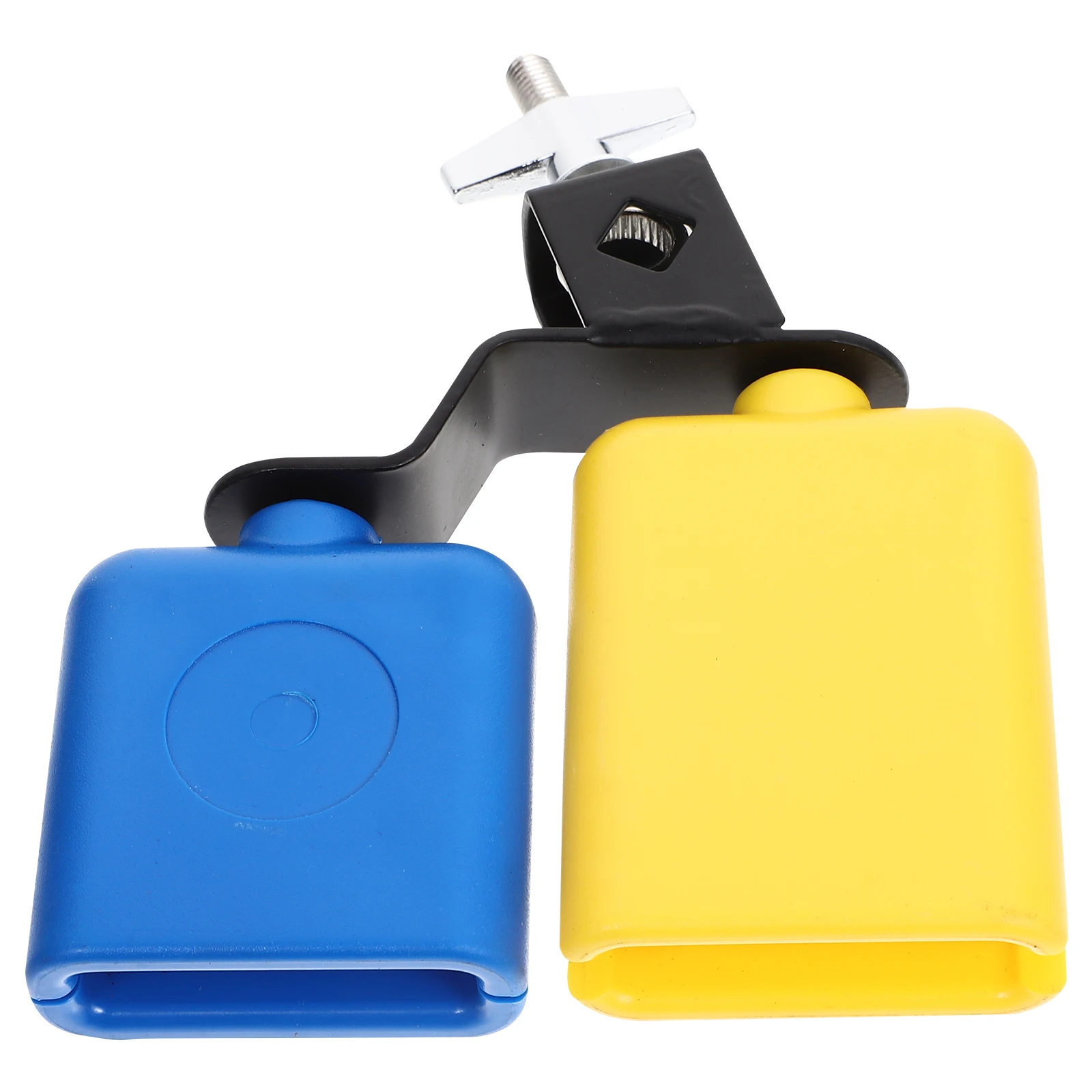 

Cowbell Percussion Instrument Abs Metal Drum Accessories Clear Sound Handheld Musical Noise Maker For Football Live