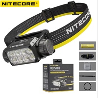 2025 Original Nitecore HC75 UHE Headlight 3000 Lumens Lightweight Light USB-C Rechargeable Headlamp Built-in 5500mAh Battery