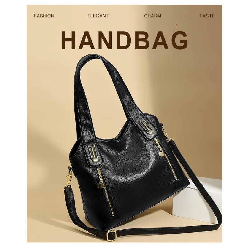 

Chic Women's Handbag Made Of Stripe-Jaguar Leather Boasting Trendy Casual Paris Spacious Soft Daily Refined Look​