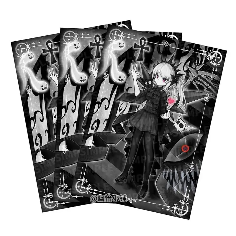 

50 шт./компл. Ю-Ги-ОГ! A Bao A Qu, the Lightless Shadow Flash Card Sleeve Защитный чехол для коллекционной карты аниме YGOVG 63x90 мм