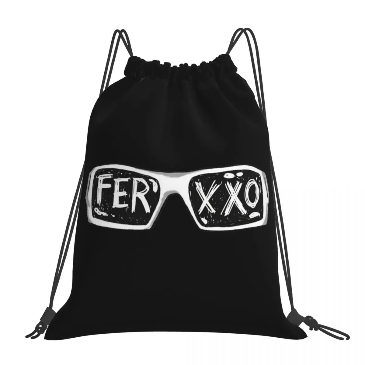 Ferxxo Glasses - Feid Logo Classic Sticker Backpacks Drawstring Bags Drawstring Bundle Pocket Storage Bag Book Bags For Travel