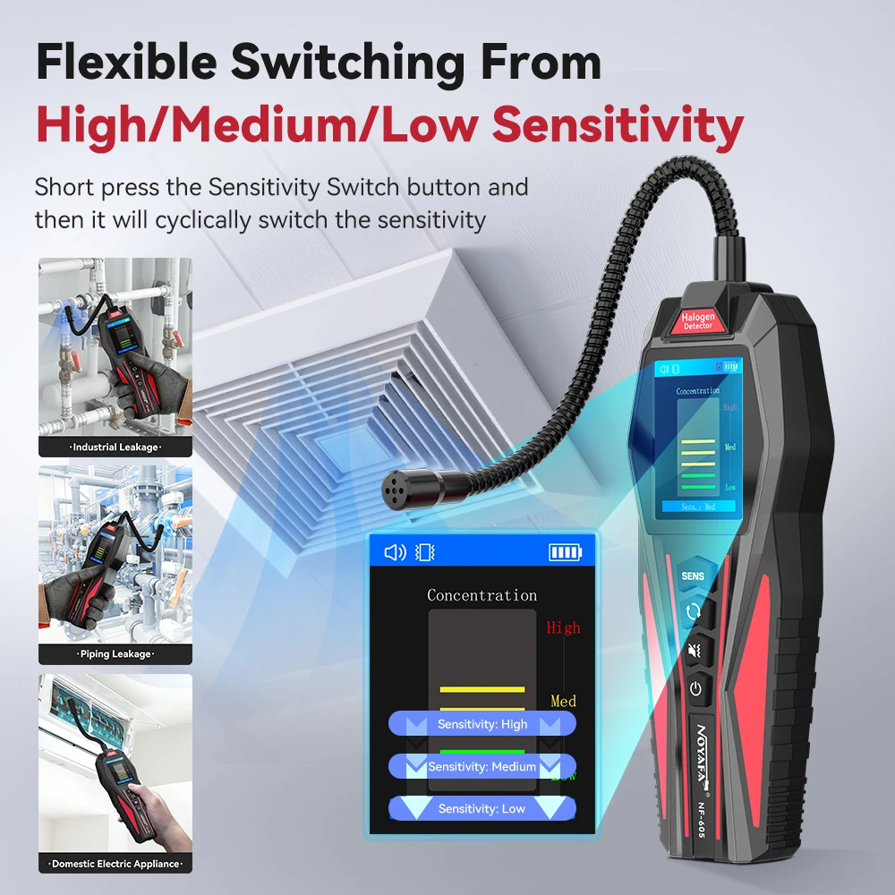 HoldPeak ハロゲン漏れ検知器 CFC/HCFC/HF - Industrial Tools のレビューと価格
