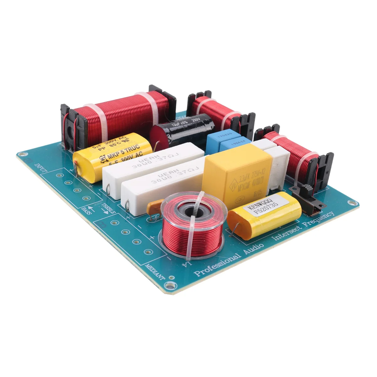 Neue 2PCS 300W 3 Weg Höhen Medium Bass Lautsprecher Frequenz Teiler Crossover Filter