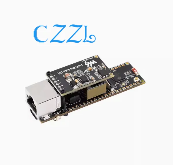 ESP32-S3 ETH Camera Development Board PoE RJ45 / OV2640 OV5640 Port / W5500 / Micro-SD Compatible With Raspberry Pi Pico Size