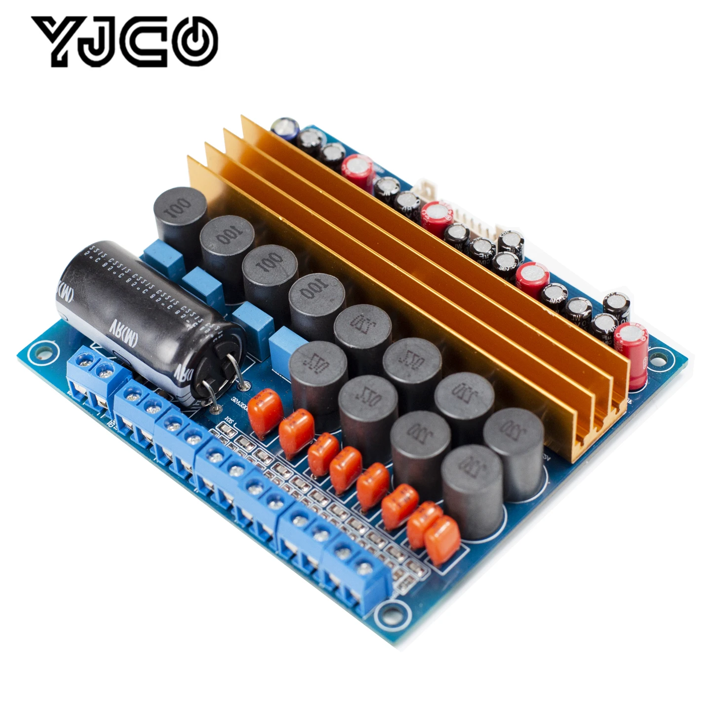 YJCO TPA3116 Sechs-Kanal D-Klasse Hochleistungs-Digital-HIFI-DIY 5.1 Heim-Leistungsverstärkerplatine 100W×2+50W×4 Audioverstärkerplatine