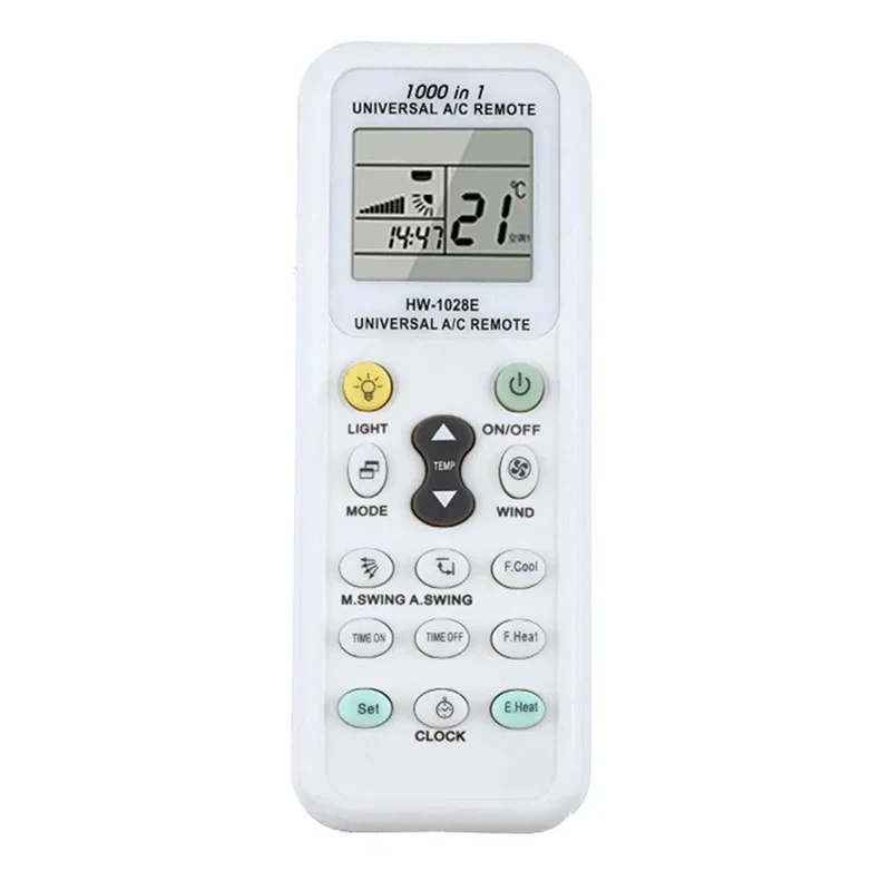 Mando a distancia universal A/C compatible con L Panasonic Sharp Samsung Fujitsu Gree Guangda Guqiao Haier Helton Hemilton Hicon