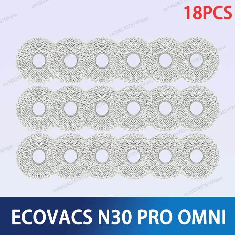 ECOVACS Deebot N30 PRO OMNI /YDLX11-1 Accessoires Hoofdzijborstel Mop Doek HEPA-filter Stofzak Robotstofzuiger Reserveonderdelen
