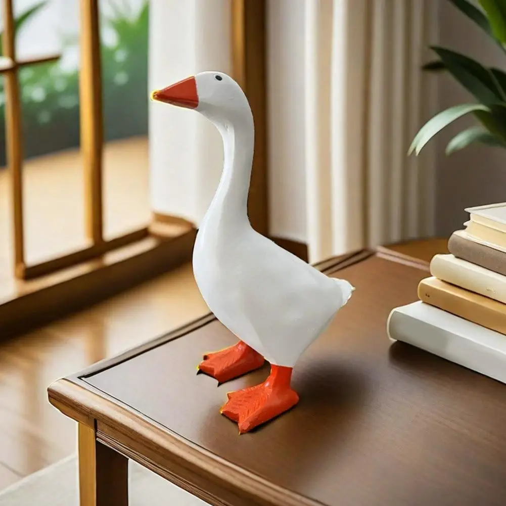 

Magnetic Goose Key Holder home decoration sculpture desk tool decoration goose resin sculpture rack office home duck E2I1