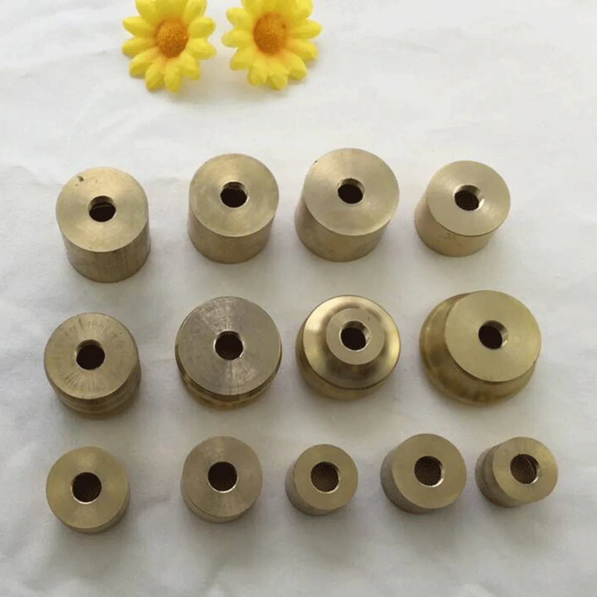 Pure Brass Lamp Cup Glass Pipe Joint, Pipe Cover Pipe Sleeve Cup Hardware Fittings Diy Lighting Fittings, Customized Base Holder