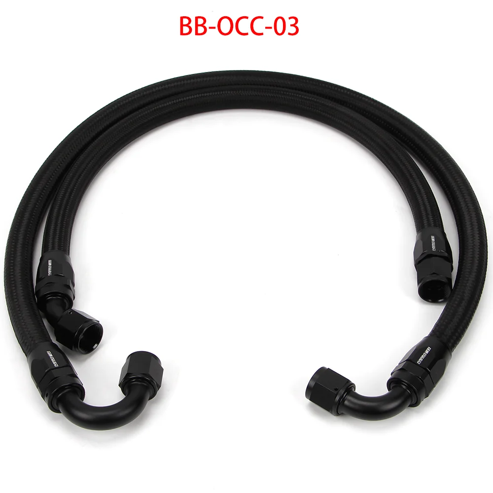 Car Baffled Oil Catch Can Reservoir Tank Oil Dipstick Hole Breathable Kettle For EA888 Gen3 Engine 1.8 2.0T MK7 BB-OCC-03