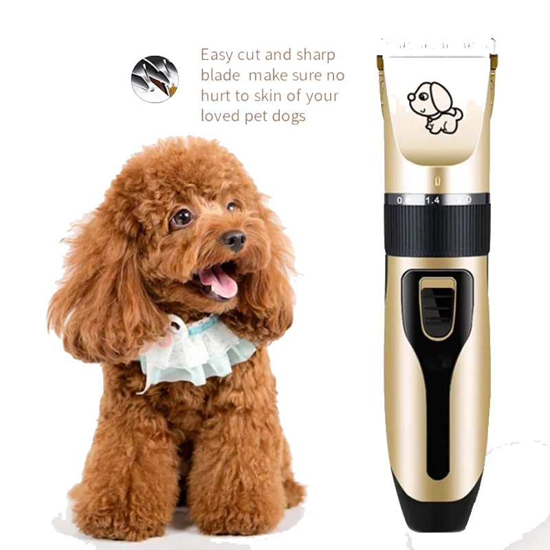 

Pet Dog Hair Trimmer Animal Rechargeable Electrical Grooming Clippers Cat Cutter Machine Shaver Electric Scissor Clipper