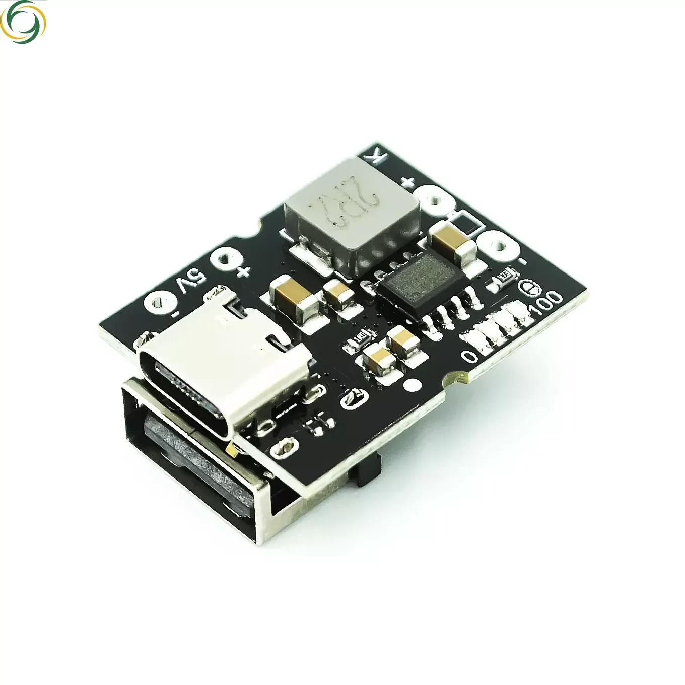 Type-C USB 5V 2A Boost Converter Step-Up Power Module Lithium Battery Charging Protection Board LED Display USB For DIY Charger