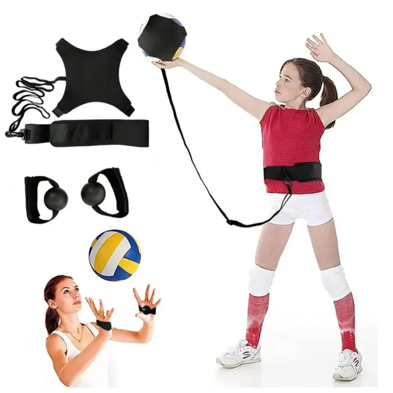 Elasticity Volleyball Training Kit Adjustable Soccer Training Aid Volleyball Spike Trainer Creativity Improves Dribbling Skills