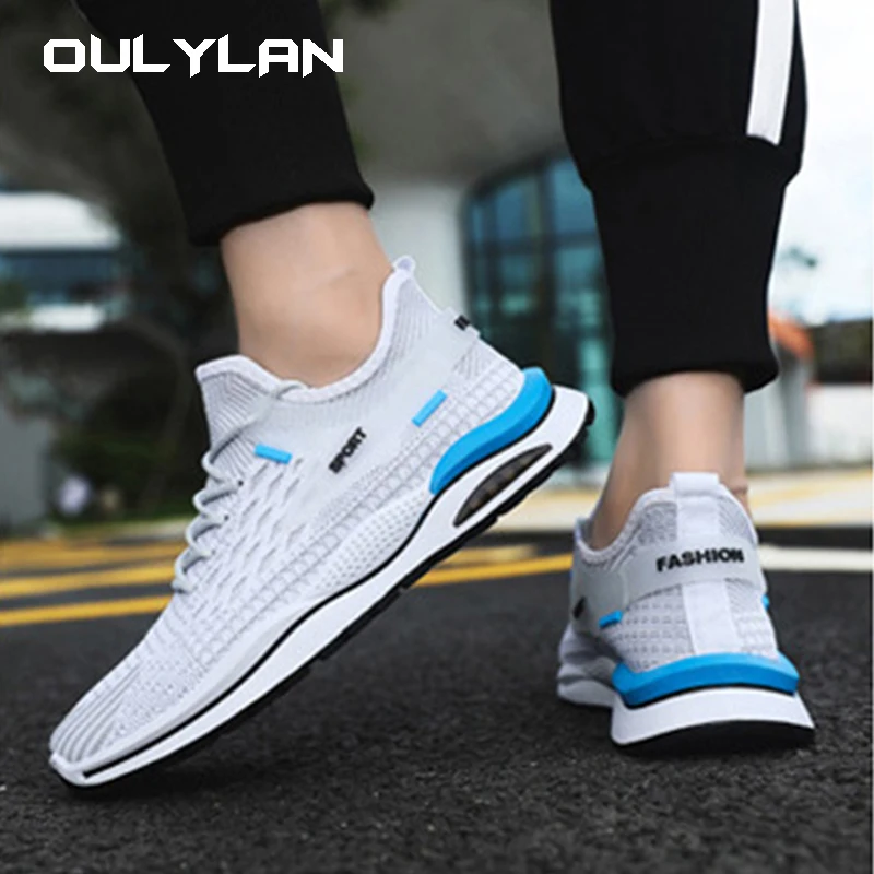 

New Fashion Sneakers Lightweight Men Casual Shoes Breathable Male Footwear Lace Up Walking Shoes Running Sneaker Tennis