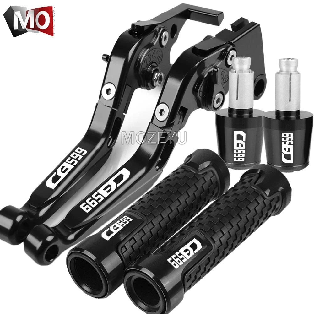 

Motorcycle Adjustable Brake Clutch Levers Handlebar grips ends For honda CB599 HORNET CB 599 2013 2012 2011 2010 2009 2008 2007