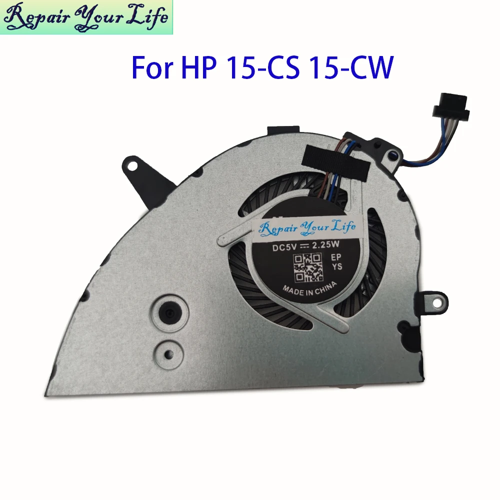 DC 5V CPU Cooling Fan For HP Pavilion 15-CW 15-CS CS0053 15T-CS L25584-001 TPN-Q210 NS85B00 17K24 20N28 Notebook Cooler Fans New