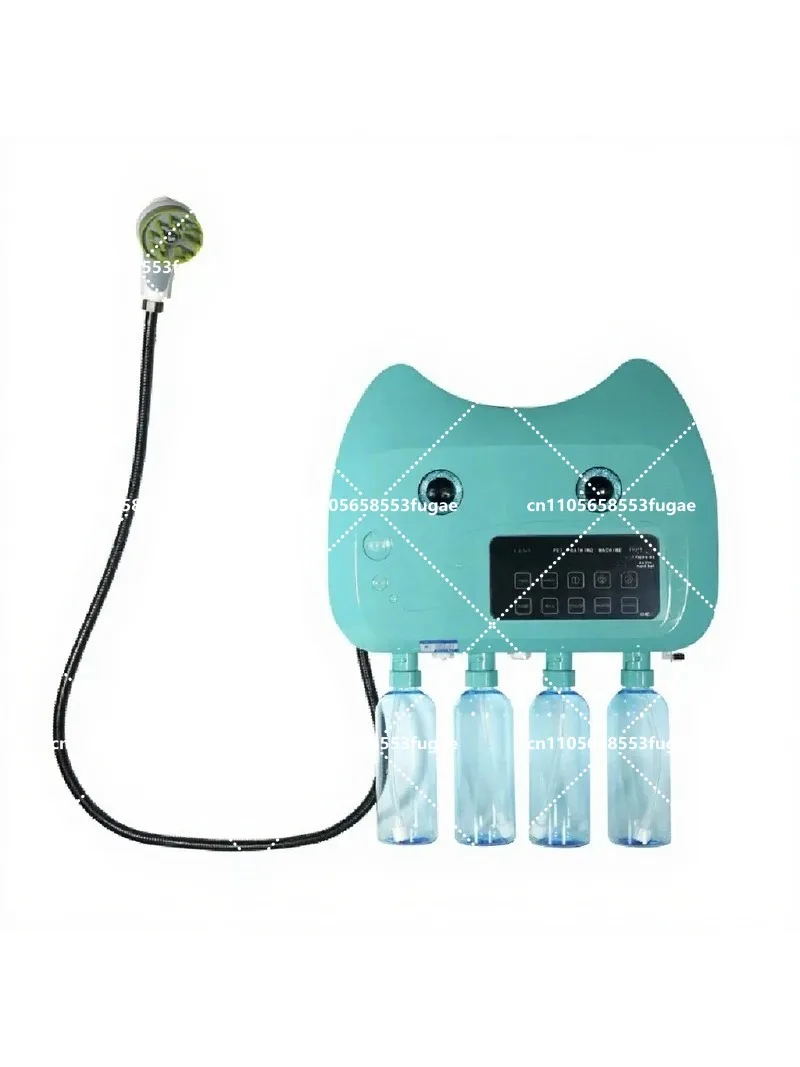 Pet Grooming Cleaning Set 4 Bottles, Bath Massage for Cats and Dogs Spa Kit