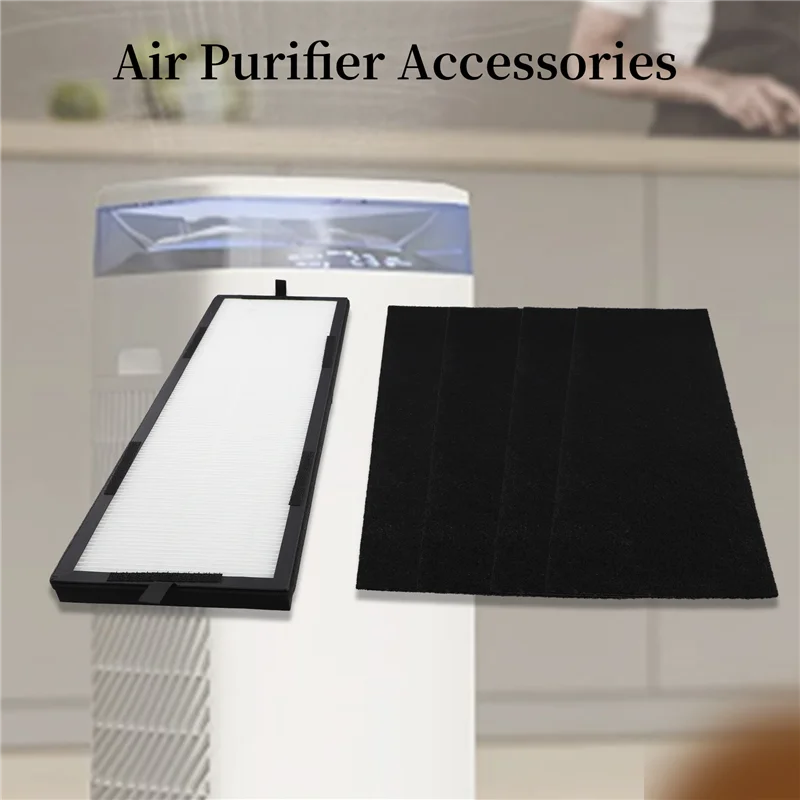 BBNV-1 NEA-F1 True HEPA استبدال المرشحات + 4 مرشحات الكربون المنشط NEA-C1، لـ Eureka NEA120 وToshiba Smart Wifi CAF-W36USW