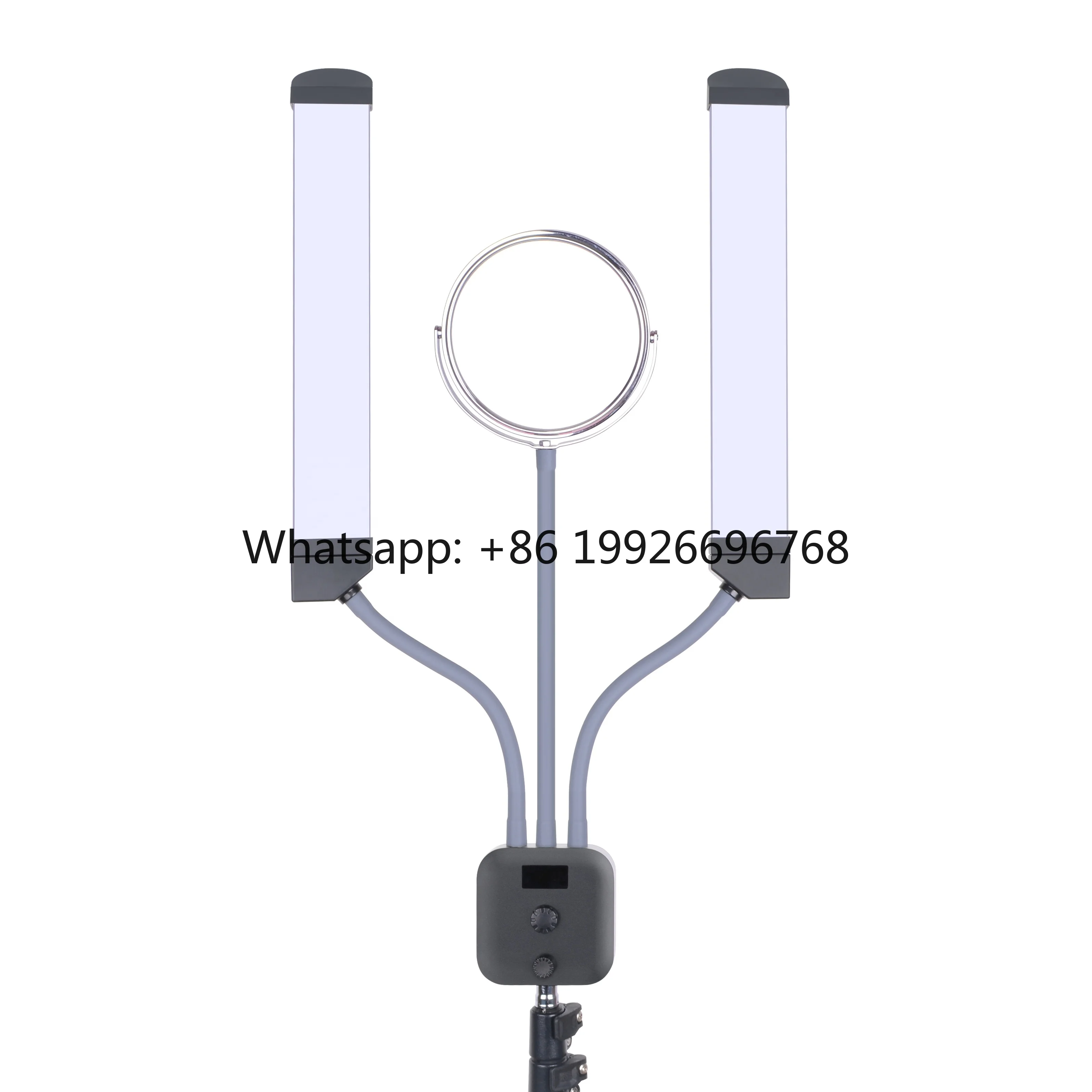 

Kernel Double Arm Fill Light LED Light for Camera Smartphone with Mirror 3000k- 5500k