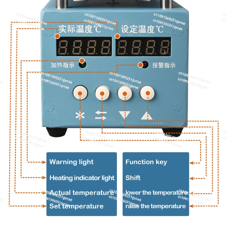 Placa caliente electrónica 300W, 956S, temperatura constante, plataforma cuentas lámpara LED, placa calefacción 100x100Mm