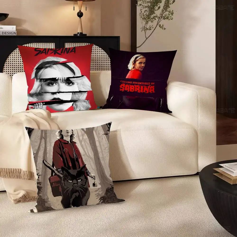 Chilling Adventures Of Sabrina Tv Pillow Case Fashion Square Pillowcase Bedroom Sofa Room Ins Decoration Leisure