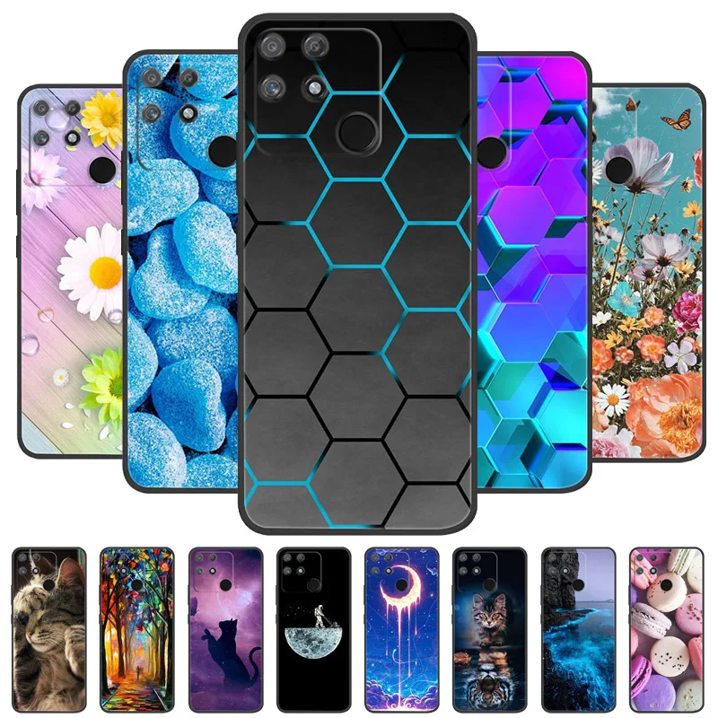 For Realme Narzo 50A Case Narzo 50 A RMX3430 Cover TPU Silicone Protective Fundas Case for Realme Narzo 50A Phone Back Cover