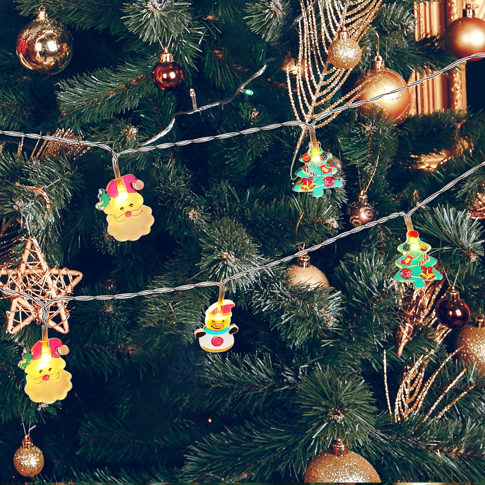 

20M 100Led Christmas Light String Warm White Lights For Indoor Outdoor Christmas Tree Decorations Led String Lights Festive