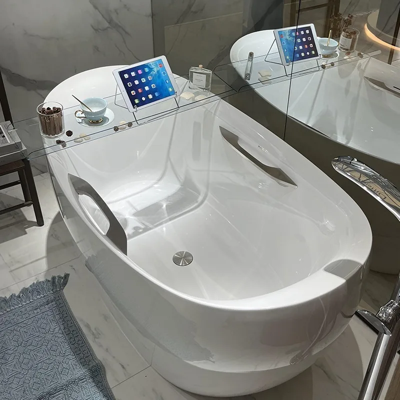

Japanese Household Bathtub Tempreture Freestanding Bubble Set Bathtub Large Organizer Baignoire Home Furniture Accessories