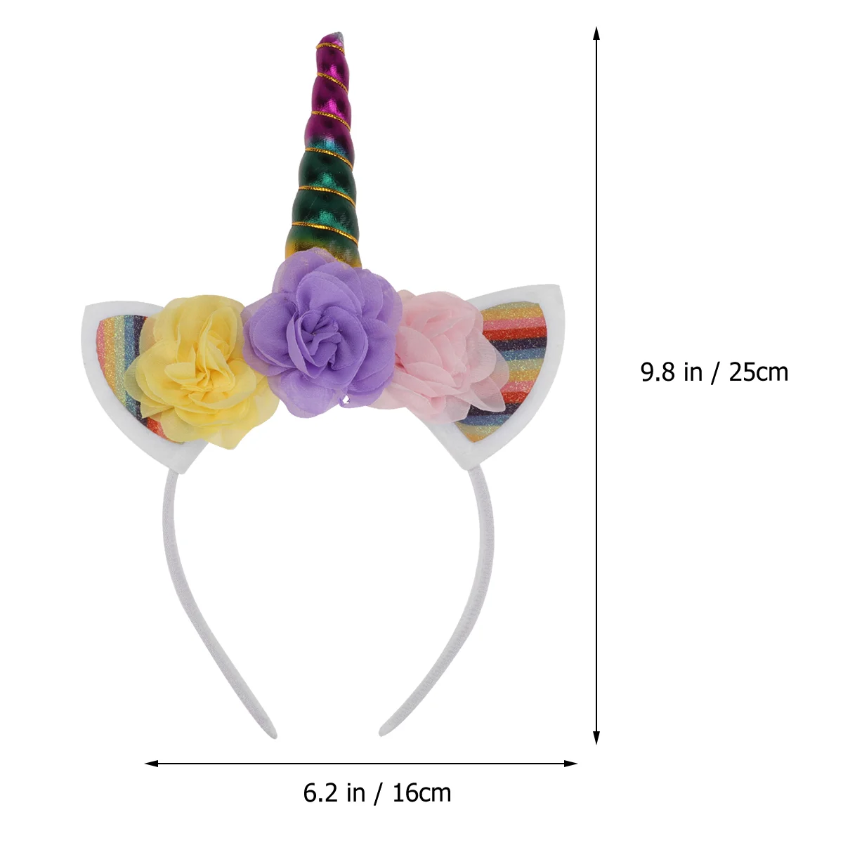 Die Blumen Einhorn Stirnband Kind Haar bänder glühenden Stoff Kinder Party liefert