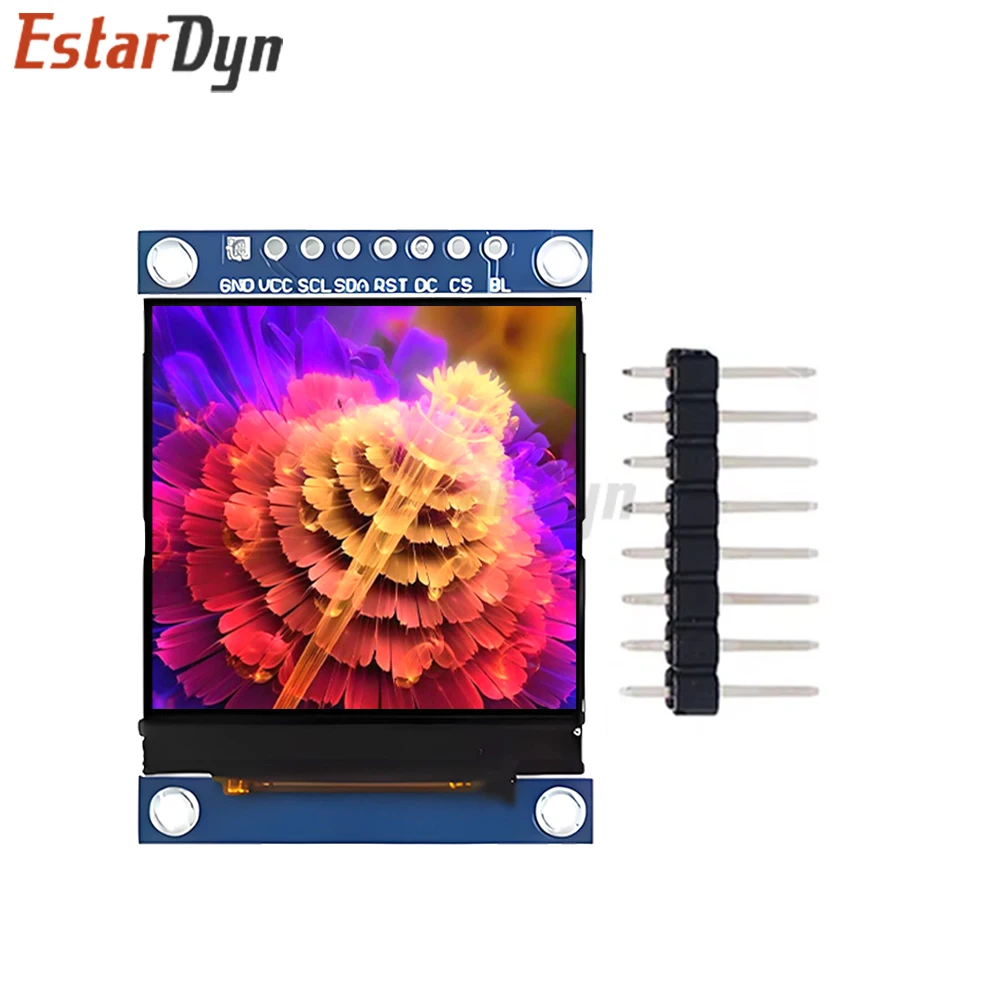 شاشة 1.54 بوصة عالية الدقة IPS TFT 240x240 SPI ST7789 لوحدة شاشة ملونة Arduino Raspberry Pi STM32